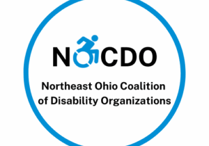 Text: Northeast Ohio Coalition of Disability Organizations.